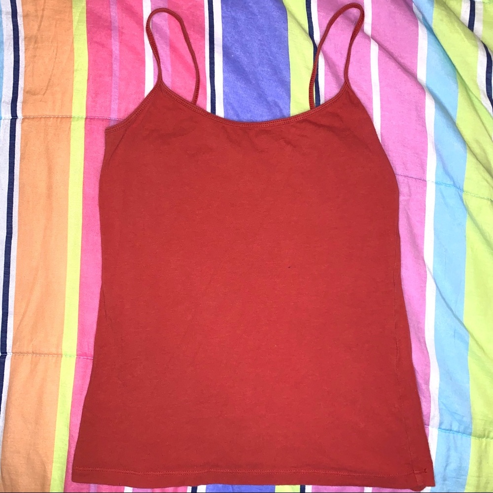 Burnt orange cami top